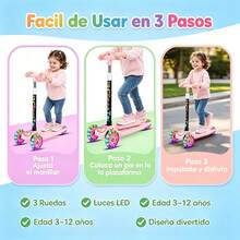 Kids Scooters & Equipment - Pink - View 8