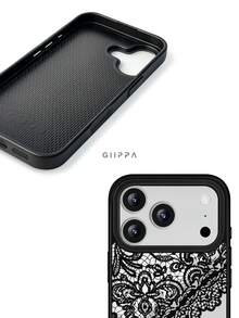 GIIPPA 1件鏡面客製化姓名玫瑰與蝴蝶元素手機殼，個性化手機殼，相容 iPhone 18/17/16/15/14/13/12/11 Pro Max Air，返校禮物、度假禮物、情人節禮物、生日禮物 - 彩色 - 查看 6