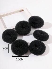 Nylon Hair Roller Large Size 1pc Black - Black - View 4