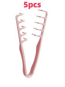 5pcs Men's Styling Combs, Plastic Material, Suitable For Daily Commute, Business Trip, Travel, Office, Dorm Use, Portable And Compact, Easy To Store, Hair Styling, Volumizing Hair Top, Taming Frizz, Creating Texture, Perm, Spiky, Slicked Back, Pompadour, Hair Styling Tool, Men's Hair Styling Essential - Multicolor - View 26
