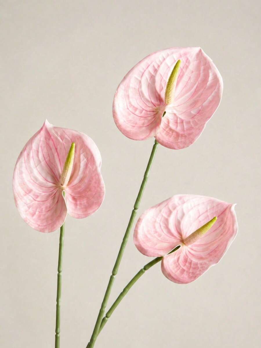 8/4/1pc Artificial Pink Bird Of Paradise Flower, Faux Bird Of Paradise, Plastic Long Stem Artificial Plant, Suitable For Party Home Vase Decoration, Wedding Table Arrangement, Indoor Decor, DIY Bouquet, Women's Gift - Light Pink - View 1