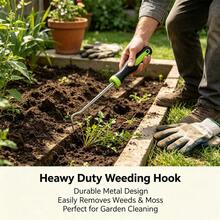 1pc Heavy Duty Metal Weeding , Suitable For Garden Cleaning, Effectively Removes Weeds, Stones And Moss, Durable, Can Be Used For Weeding, Soil Cleaning, Yard Gap Weeding, Road Gap Cleaning And Other Manual Gardening Tools - Multi-color - View 7