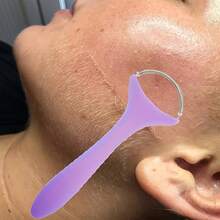 Manual Portable Spring Facial Hair Removal Tool - Easily Remove Lip Hair And Facial Hair - Lip Hair, Mustache And Peach Fuzz Removal Tool - Suitable For Forehead, Chin And Cheeks, Personal Care Product - Remove Women's Lip Hair And Facial Hair Removal Tool. - Multicolor - View 2