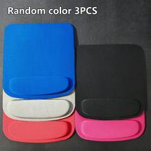 5/3/1pc Non-Slip Ergonomic Mouse Pad With Wrist Rest, Suitable For Office Use, Non-Slip Base, Square Design, Stable Cursor Control, Layered EVA And Fabric Material, Comfortable Office Wrist Support Accessory - View 11