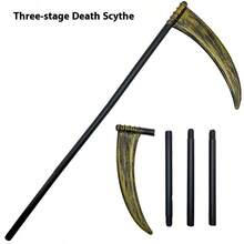 1pc Toy Prop 3-Section Grim Reaper Scythe Plastic Blow Molded Antique Style Large Scythe - Party Gift - Costume Accessory - Exquisite Gift - Mini Ornament - Birthday Gift - Holiday Gift - Christmas - Graduation Gift - April Fools' Day - Halloween - View 15