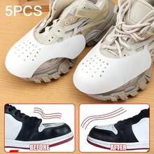 1 Pair Black Or White Sneaker Toe Anti-Wrinkle Protector, Shoe Crease Guard, Shoe Shield, Prevents Sneaker Wrinkles, Lightweight Durable, Comfortable Breathable, Maintains Sneaker Appearance - Multicolor - View 8