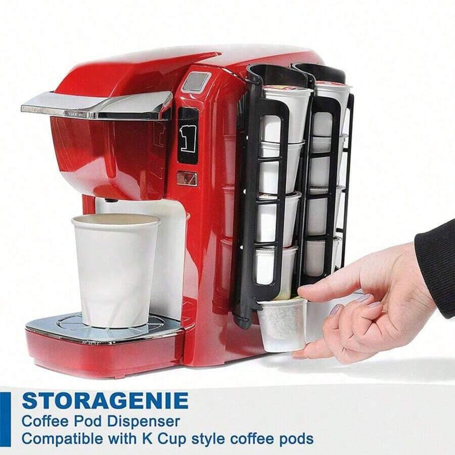 2pcs Coffee Capsule Holder, Coffee Capsule Storage Box, Coffee Machine Side Capsule Coffee Storage Rack - View 1