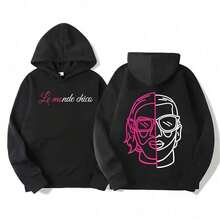 Women Sweatshirts & Hoodies - Q09933-黑色 - 查看 1