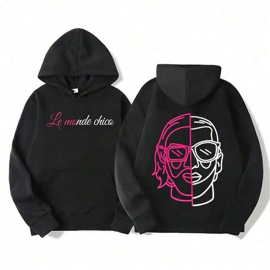 Women Sweatshirts & Hoodies - Q09933-黑色 - 查看 1