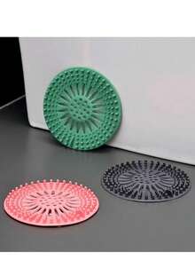 New Shower Drain And Kitchen Sink Filter - Reusable Silicone Mesh Filter With/Without Suction Cup Design, Drain Protection Device To Prevent Clogging, Suitable For Bathtub, Shower And Sink - Multicolor - View 14
