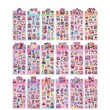 asmodee 1 Set/10 Pcs K-Pop Demon Hunter Girl Group Merchandise Laser Stickers, Korean Style Cartoon DIY Planner Cute Card Decoration Stickers (Random Style) - Multicolor - View 3