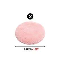 1pc Round Plush Comfortable Pet Resting Pad, Plush Round Pet Sleeping Mat, Warm Habitat Cushion, Soft Pet Sleeping Bed, Suitable For Hamsters, Guinea Pigs, Rabbits, Ferrets, Autumn/Winter Indoor Cage Resting Area Decor - View 14