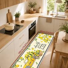 1/2pcs Lemon Pattern, Vintage Diatomaceous Earth Mat, Super Absorbent, Non-Slip, Perfect For Bathroom, Kitchen And Dining Room, Quick Dry, Machine Washable, Perfect Gift For Home Decor And Bathroom Mat - Multicolor - View 9
