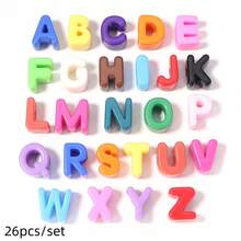 10pcs/Pack Acrylic Casual Shoe Buckle Letter Decoration, Colorful English Letter Beads, DIY Bracelet Phone Chain Keychain Pendant Material, Jewelry Making Beading - Letter Beads - View 11