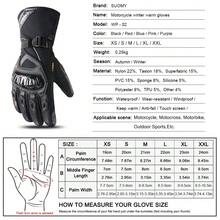 SUOMY Winter Motorcycle Gloves Men Warmer Protective Touch Screen Moto Cycling Motorbike Riding Gloves Women - A - View 5