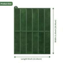 4/10/20 Sheets 11.43'' X 9'' 3D Self-Adhesive Peel And Stick Backsplash Tile, Kitchen Bathroom Wall Tile, Dark Emerald Green - Dark Green Glow - View 3