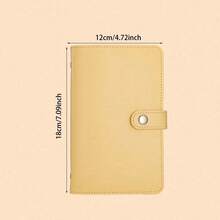 A Cash Storage Notebook That Can Hold 100 Banknotes, With Photos Of Banknotes And Stamps On It, And 1A6 Large Storage Space - Multicolor - View 3