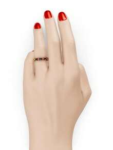 Tsnamer 1 Classic 14K Gold Celtic Knot Eternity Ring, Cubic Zirconia Trinity Ring - Ring - View 6