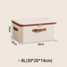 Foldable Fabric Storage Box With Zipper Lid, Washable Large Capacity Clothing Storage Bin, Dust-Proof Wardrobe Organizer, Stackable Storage Box, Suitable For Closet, Cabinet, Shelf, Under Bed, Bedroom Dorm, Used For Clothing, Bedding, Blanket, Toy Classification - Multicolor - View 10