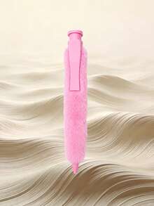 Giant Plush Ballpoint Pen - An Oversized, Fun, Short-Hair Writing Pen With A Soft Fur Design, Perfect As A Creative And Humorous Office Or School Supply Gift. It Features A Comfortable Non-Slip Grip And Is Lightweight And Easy To Carry. - A - View 6