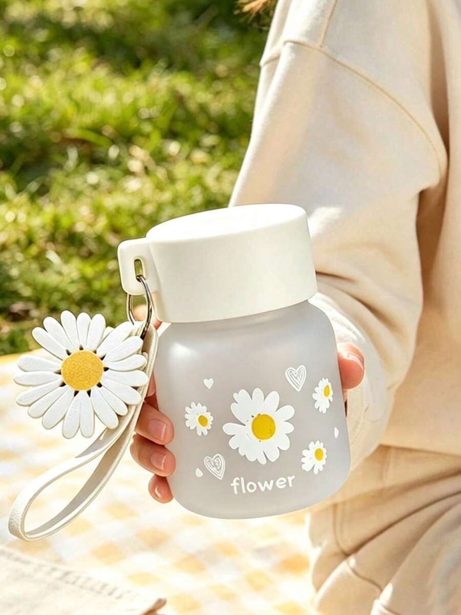 雛菊玻璃杯 可愛迷你水杯 高吸引力便攜杯 促銷禮品杯 - 彩色 - 查看 1