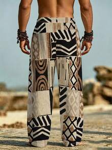 New Spring/Summer Men's Long Pants, American Retro Loose Straight Leg Casual Pants For Teenagers - Multicolor - View 4
