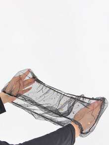1pc Universal Bird Cage Cover, 360° Full Coverage, Elastic Bird Cage Mesh Cover, Soft Anti-Spill Skirt, Suitable For Home Bird Cages, Easy To Clean, Anti-Spill, Breathable Mesh Parrot Bird Cage Net - A - View 4