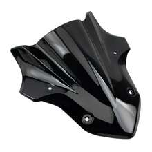 PowerMotor Motorcycle Front Spoiler Fairing Windscreen Windshield Wind Deflector Black Accessories For Kawasaki Z900 2017 2018 2019 ABS Plastic Supernaked Accessories - A - View 6