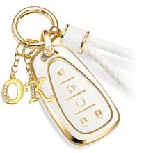 TRTY Fashion Crystal Letter Keychain Set, Rhinestone Alloy Key Ring, Universal Car Key Fob Pendant, Bag Charm, Versatile Key Ring Charm Love Gift - Letter Keychain - View 9