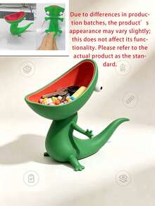 1pc/10pcs Desktop Storage Organizer Box, Gecko Shaped Decorative Storage Tray, Large Opening Desktop Storage Rack, Suitable For USB Flash Drives, Paper Clips, Stationery And Small Items, Creative Office Desk Decor Storage Box, Suitable For Office, Bedroom, Dorm, Study And Back To School Season - Multiple Styles - View 12