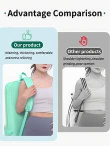 Large Capacity Yoga Mat Backpack, Fitness Sports Shoulder Bag, With Water Bottle Mesh Pocket And Yoga Block Storage, Lightweight Water-Resistant Outdoor Travel Essential - Multicolor - View 9