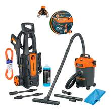 Kit Hidrolavadora Karcher 1800psi + Manguera 15m + Extension - Tipo de Enchufe A USA (110-127V) - Ver 1