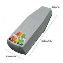 New Portable Professional 5-LED EMF Meter, Magnetic Field Detector Counter, Ghost Hunting & Paranormal Research Tester - Grey - View 4