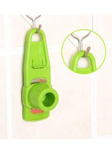 1pc Kitchencraft Manual Garlic Press & Grinder, Durable Plastic Material, Easy To Use, Multifunctional Portable Garlic Chopper & Crusher, No Electricity Required, Outdoor Kitchen Tool, Essential For Camping, Dining & BBQ - Multicolor - View 2