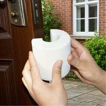 Door Clamp, Designed For Home Safety, Thickened Cylindrical Design, Prevents Door Handle Noise, Suitable For Sliding Glass Doors, Universal, And Can Also Be Used As A Door Gap Bumper - A - View 9
