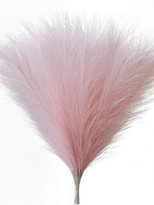 30 Pcs Artificial Pampas Grass, 16.5 Inch, Light Pink Faux Pampas Grass With Feather Decor, Fluffy Fake Cattail Stems, Vase Filler, Bohemian Farmhouse Wedding Decor, Valentine's Day, Birthday Gift, Graduation Ceremony, Fall Decor, Artificial Plants - Baby Pink - View 1