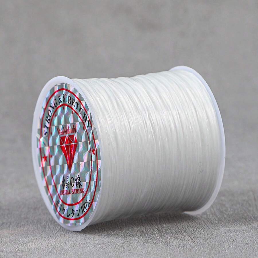 46M/捲 0.7mm彈性繩 DIY手鍊項鍊串珠珠寶製作 水晶線 派對氣球繩裝飾