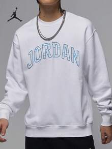 Nike/Jordan Essentials Men's Fleece Crew Neck Sweatshirt FV7461-100 - FV7461-100 - View 1