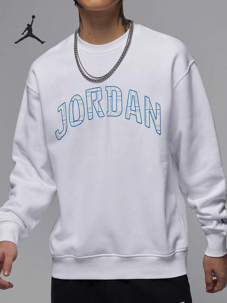 Nike/Jordan Essentials Men's Fleece Crew Neck Sweatshirt FV7461-100 - FV7461-100 - View 1
