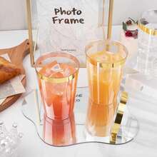 Thickened Reusable Cold Drink Cup For Home And Office, Premium Gold/Silver Cup Suitable For Girls' Night, Bridal Shower, Kitchen, Dining Room And Living Room; Perfect Gift For Serving Coffee, Tea, Milk, Juice - View 6