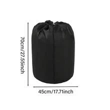 Penutup Pelindung Embun Beku untuk Tanaman Pot di Musim Dingin, Jaket Anti Embun Beku dengan Resleting & Tali Serut, Cocok untuk Tanaman, Bunga, Semak, dan Pohon di Luar Ruangan. - Perisai pelindung - View 12