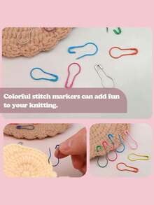 309/9pcs Gourd Shaped Pin Set, 300pc Gourd Shaped Pin+9pcs Hand Sewing Needle,Metal Calabash Pins For Clothing Labels Handmade Craft Sewing Tools,Crochet Accessories And Supplies, Suitable For Fabrics, Clothing Labels, DIY Handicrafts, - Multicolor - View 8