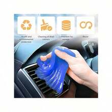 5pcs Clean Reusable Car Cleaning Gel, Universal Detailing Slime Dust Removal Putty, Multi-Purpose Cleaner For Car Vents, Keyboard, Camera, Home & Office Gaps, Auto Interior Detailing Tool Supplies, Practical Cleaning Kit, Great Gift For Men And Women - Multicolor - View 3