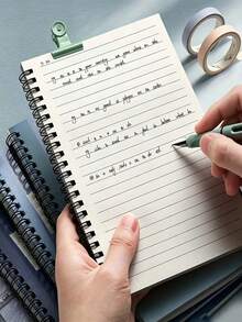 A5 Size, 40 Pages Per Book, Softcover Spiral Notebook - Thick Pages, More Comfortable Writing! - Multicolor - View 2