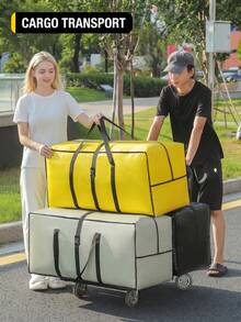 Large Moving Storage Bag With Handles Clothes Multifunctional Storage Bins Foldable Storage Box Dust-Proof Closet Organizers Home Room Decor Storage Organizer Car Travel Dorm Bathroom Apartment Back To School Essentials Accessories - Multicolor - View 7