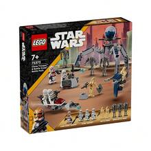 LEGO Bộ đồ chơi lắp ráp khối xây dựng 75372 Clone Trooper & Battle Droid Combat Set Star Wars Series - Trong sáng - Xem 1