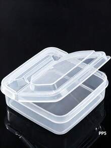 2pcs/1pc Transparent Cheese Storage Box, Airtight Food Storage Container, Refrigerator Organizer, Suitable For Cheese Slices, Fruits, Vegetables, Onions, Ginger, Cooked Food And Snacks. Transparent Body For Quick Food Identification, Keeps Daily Storage Neat And Organized - Multicolor - View 12