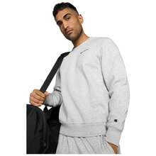 Champion Men Sports & Outdoor Hoodies & Sweatshirts - Grey - View 5