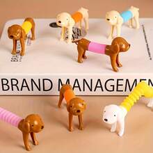 1/5/10/20 buah Boneka Anjing Plush Elastis, Beragam Desain, Cocok Sebagai Mainan Meja, Dekorasi, Ideal Sebagai Hadiah Anak-anak, Hadiah Kelas dan Souvenir Pesta, Warna, Gaya dan Desain Acak - MultiWarna - View 9