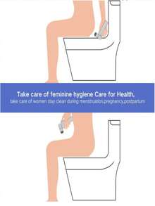 Handheld Bidet Sprayer With Hose, Stainless Steel Toilet Sprayer, Handheld Bidet Sprayer With Hose, For Female Intimate Cleaning And Showering, Wall-Mounted Or Toilet-Mounted - B - View 11